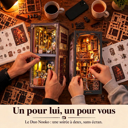 Duo Nooko : deux kits à monter à deux, dont le Cabinet aux Papillons