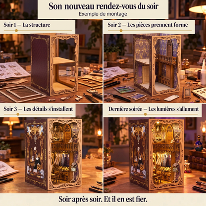 Soirées de montage du Dressing de la Duchesse, étape par étape