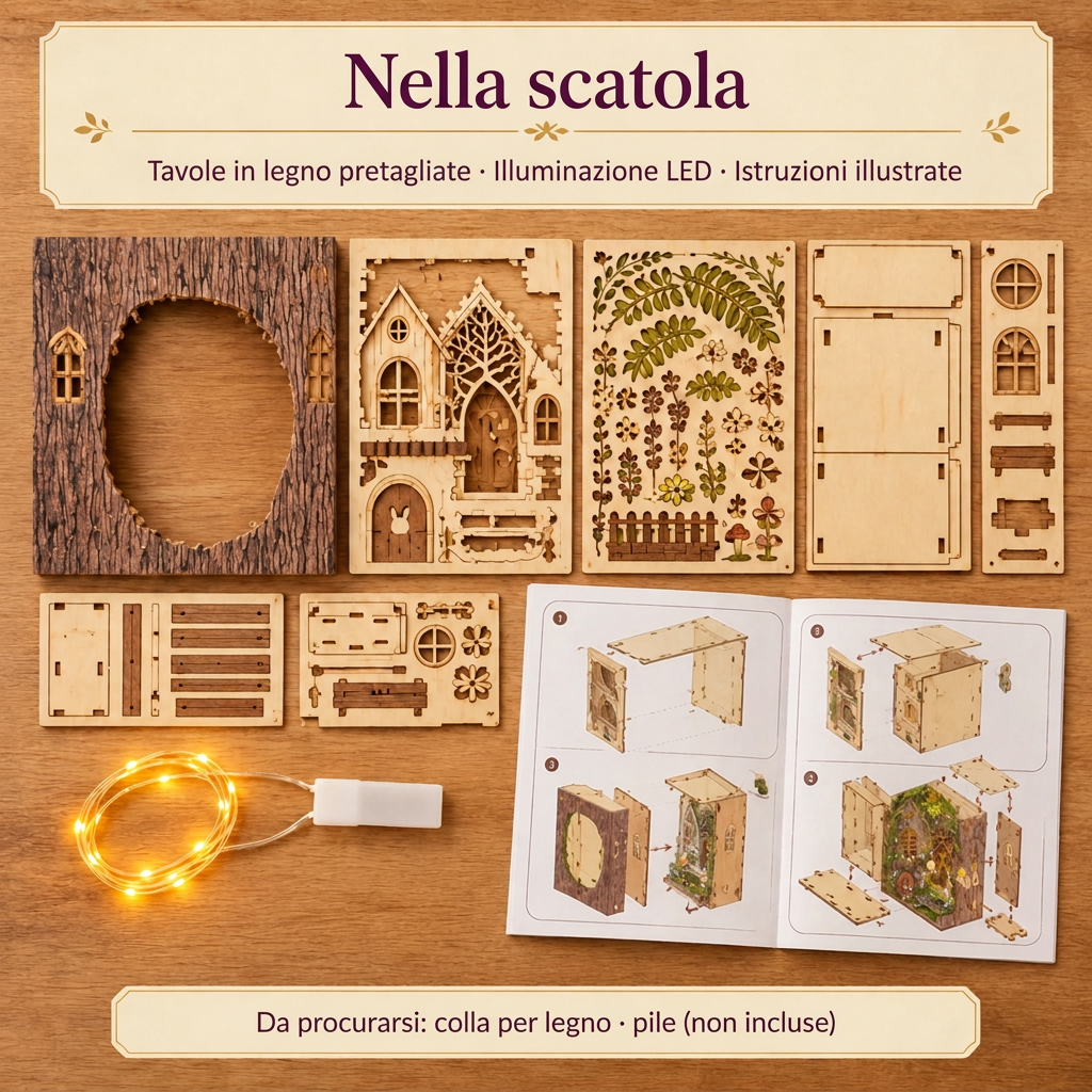 Contenuto del kit Rifugio della Radura