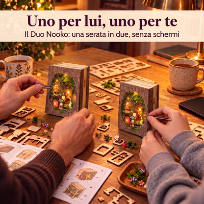 Due persone montano insieme: il Duo Nooko