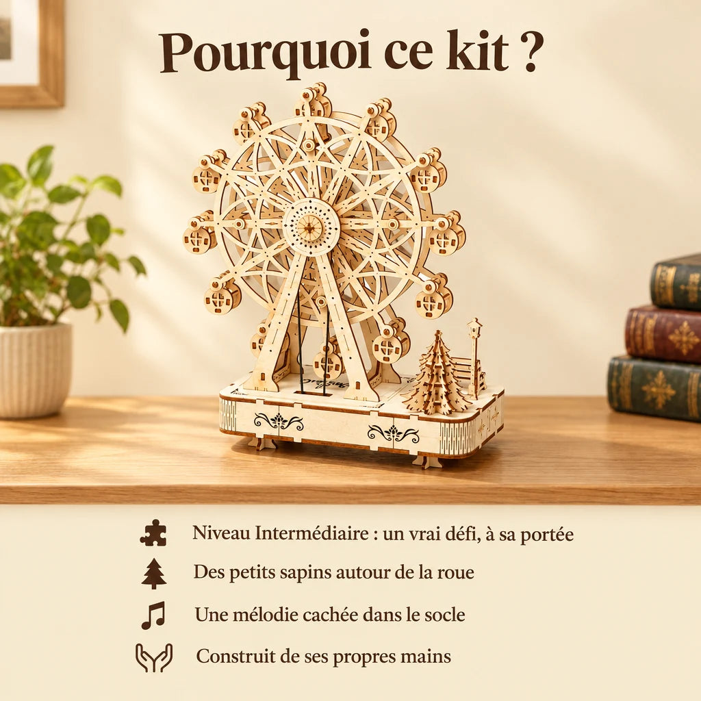 Pourquoi choisir la maquette La Grande Roue Boîte à Musique NOOKO