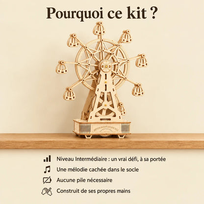 Why choose the NOOKO Classic Musical Ferris Wheel model kit