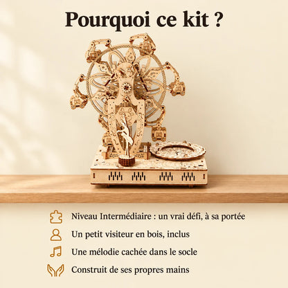 Why choose the NOOKO Musical Ferris Wheel with Figurine model kit
