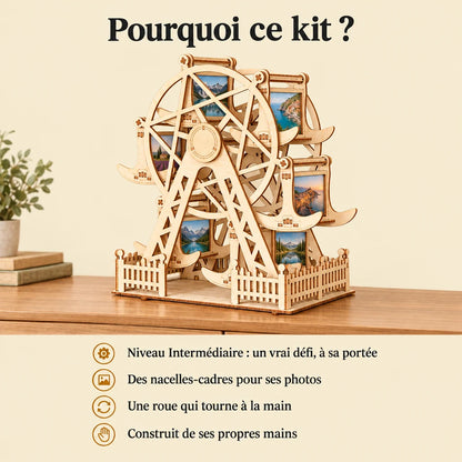 Why choose the NOOKO Photo Holder Ferris Wheel model kit