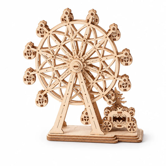 La Grande Roue Simple NOOKO montée sur fond blanc