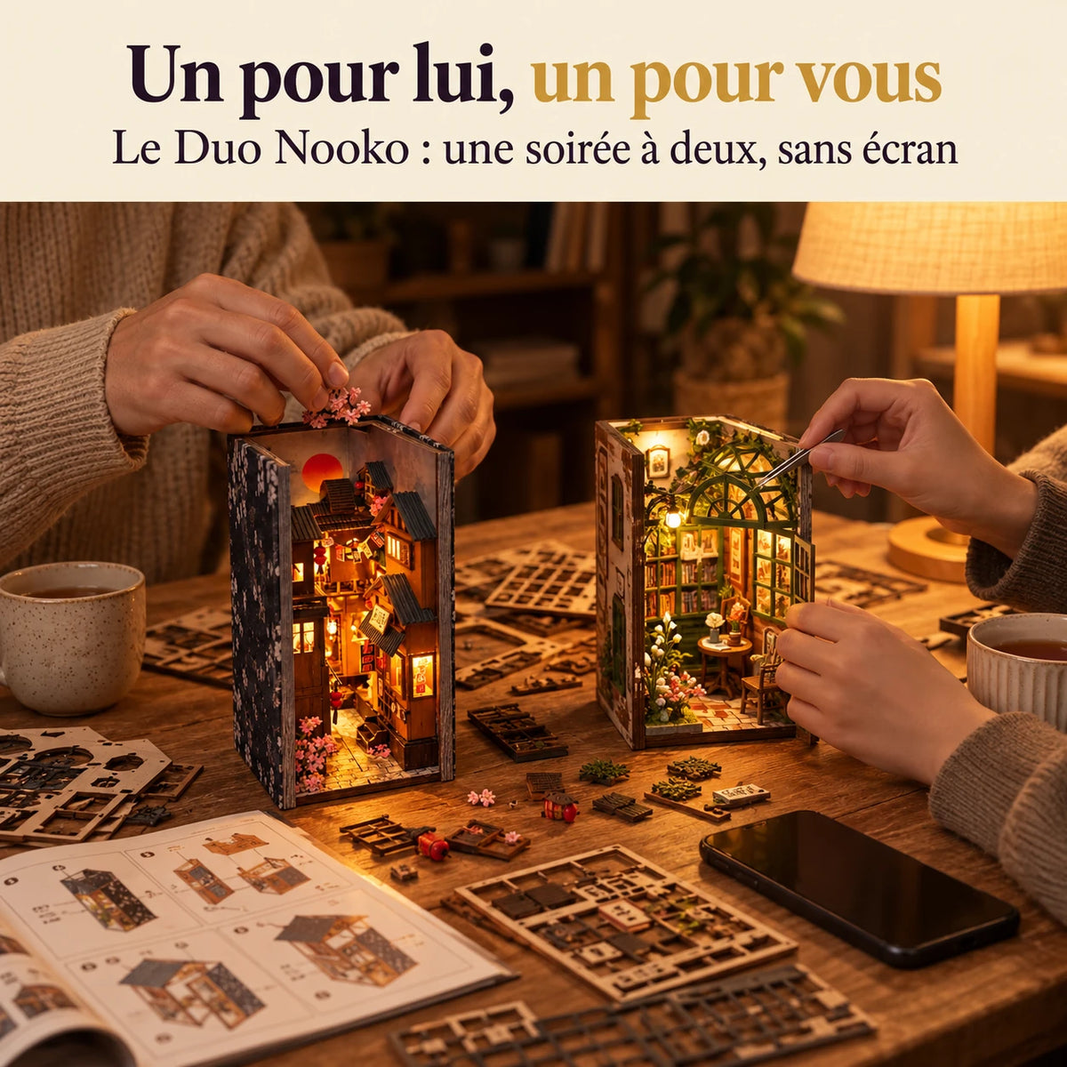 Duo Nooko — Ruelle de Kyoto à construire à deux
