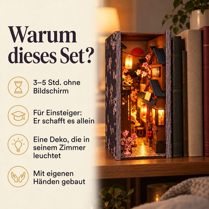 Warum der Book Nook Gasse von Kyoto: 3–5 Std. Bauzeit, für Einsteiger