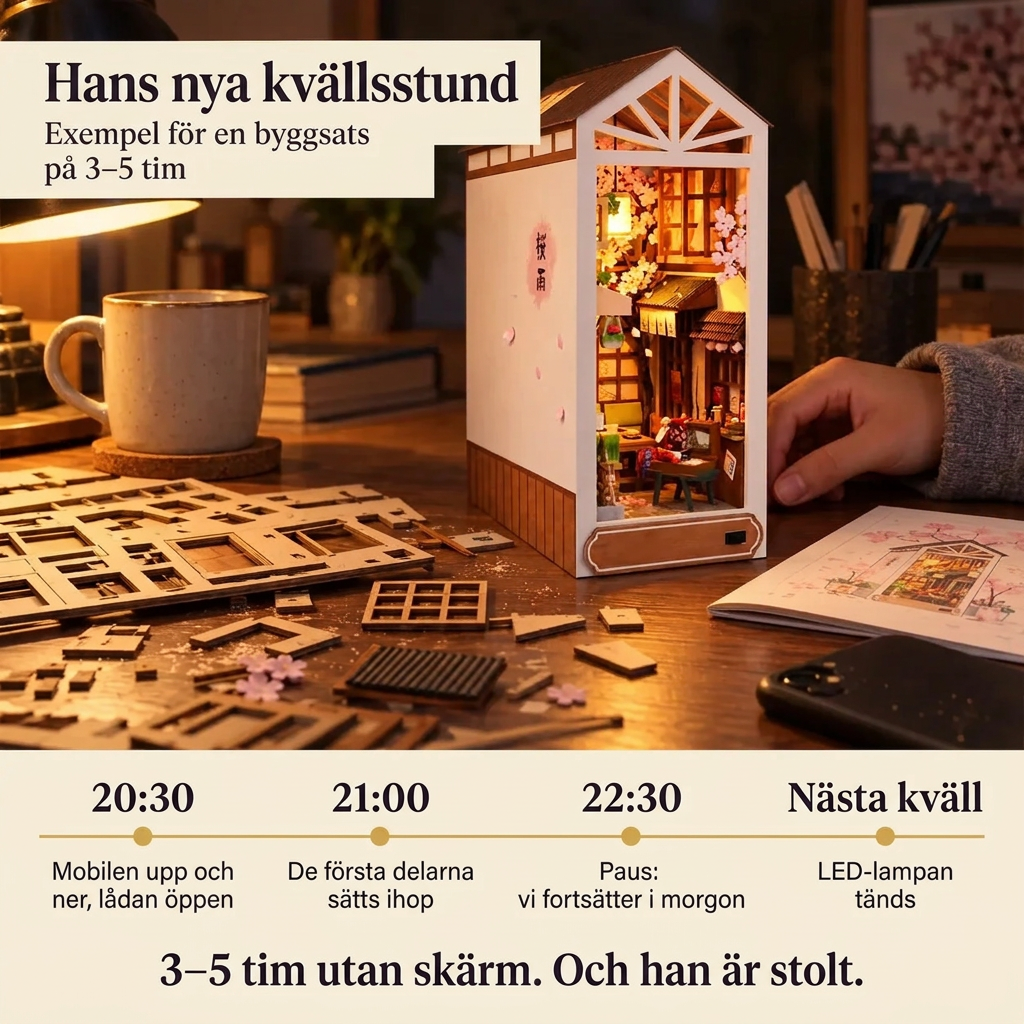 En byggkväll med Sakuraregn