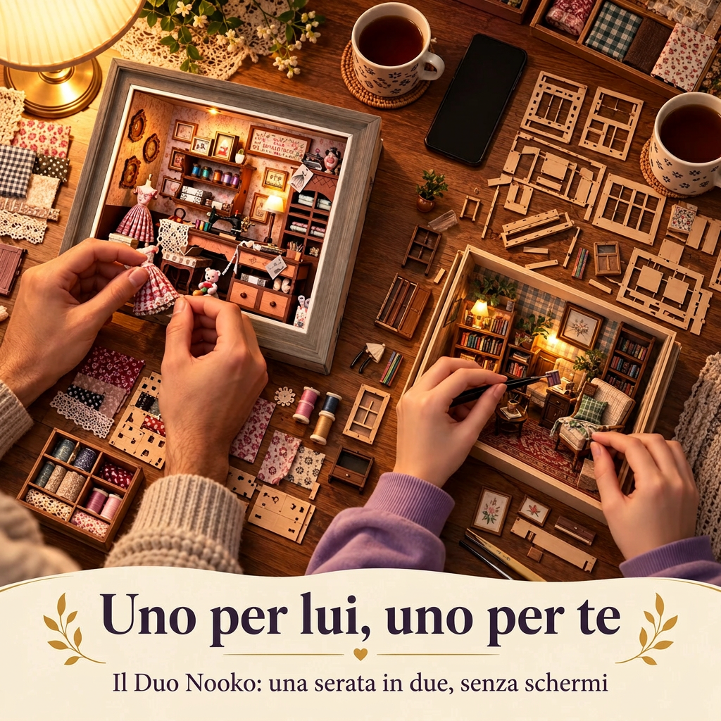 Due persone montano insieme: il Duo Nooko