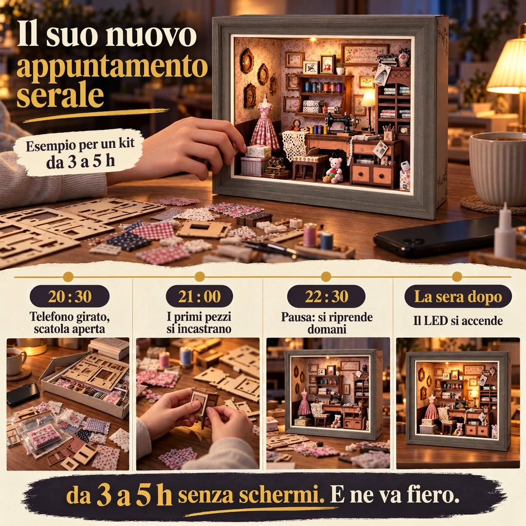 Una serata di montaggio con Sartoria di Lily