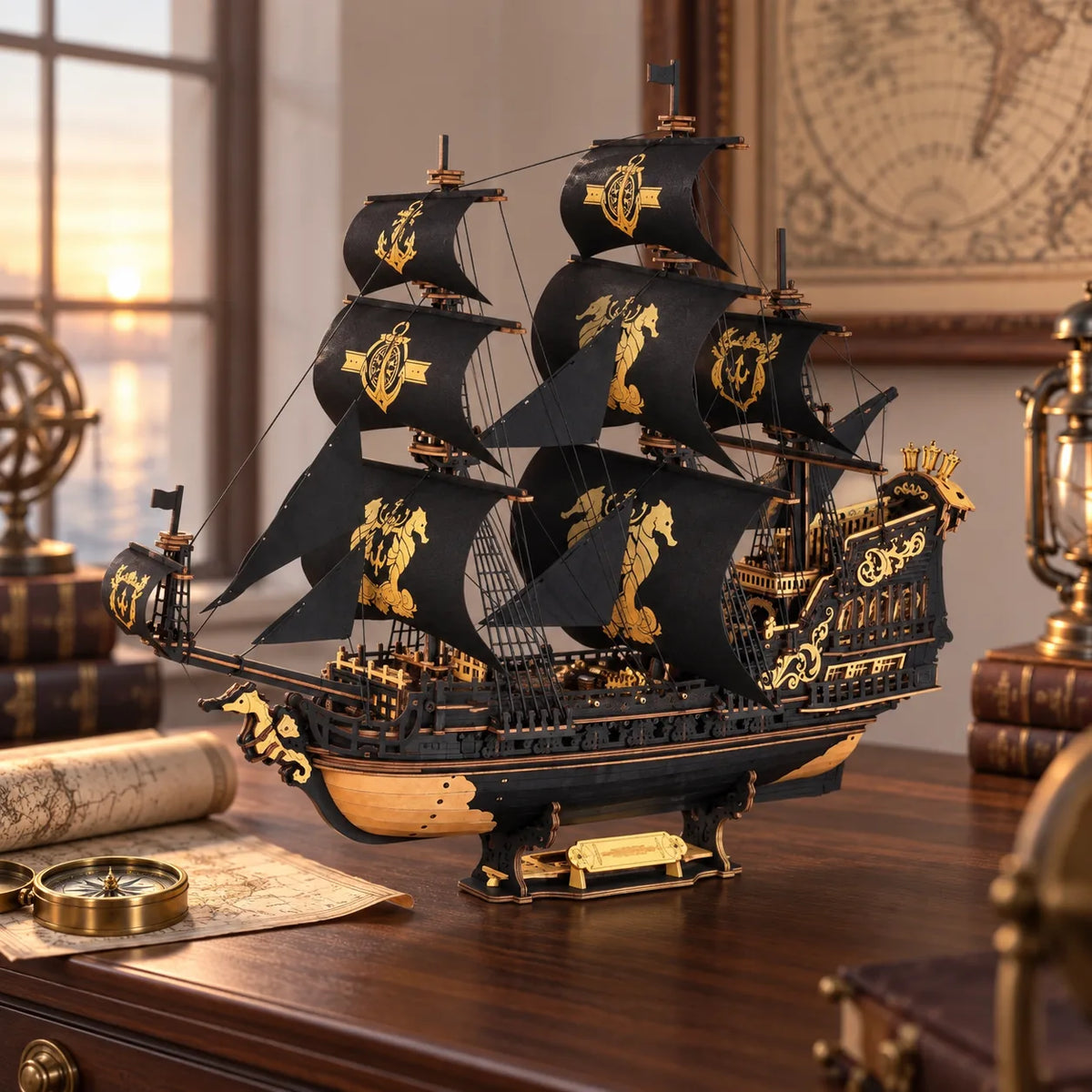 Voilier Seahorse Barque exposé dans un cabinet nautique