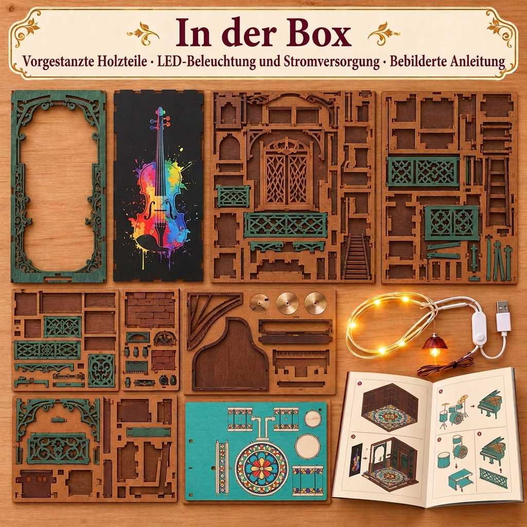 Inhalt des Sets Musikstudio