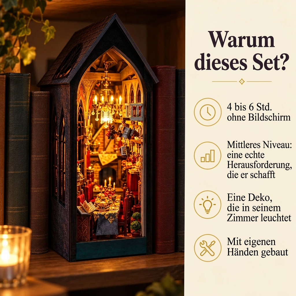 Warum Schattentaverne: Bauzeit und Niveau