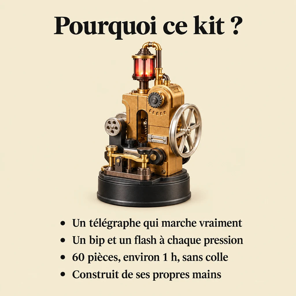 Why choose the NOOKO Morse Telegraph model kit
