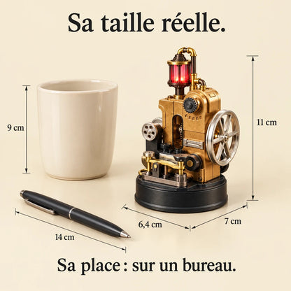 The Morse Telegraph on a desk, dimensions 6.4 × 7 × 11 cm