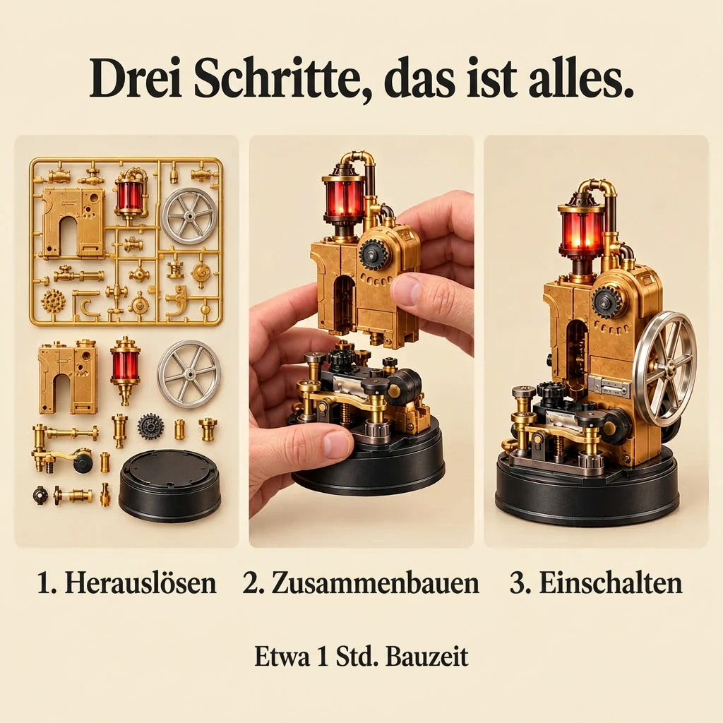 Die Bauschritte von Morsetelegraf der Industriestadt