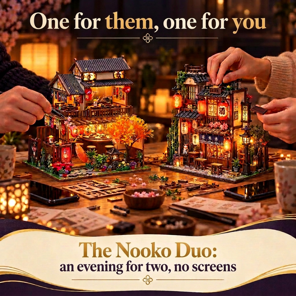 Two people building together: the Nooko Duo