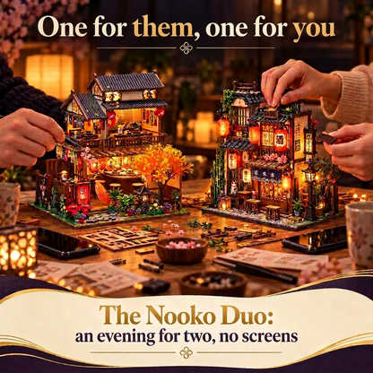 Two people building together: the Nooko Duo