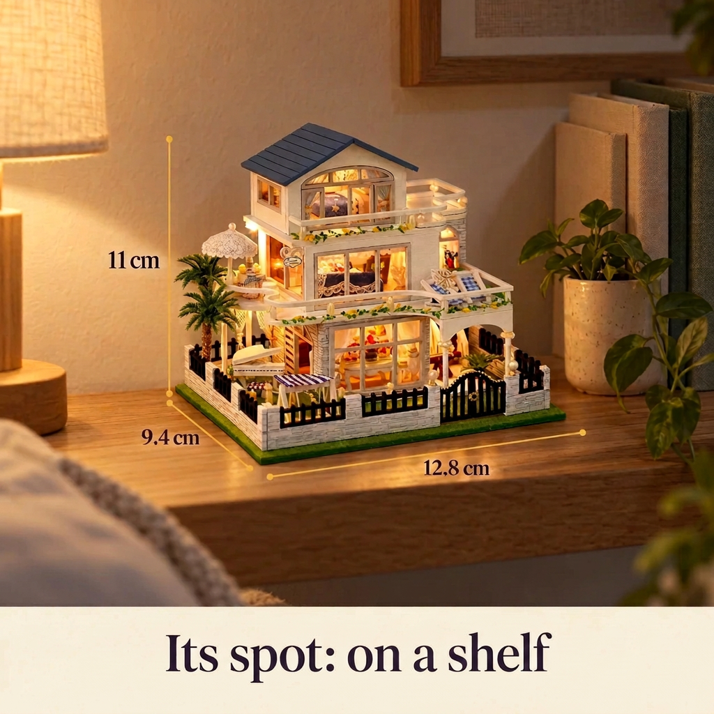 The Riviera Villa on the bookshelf