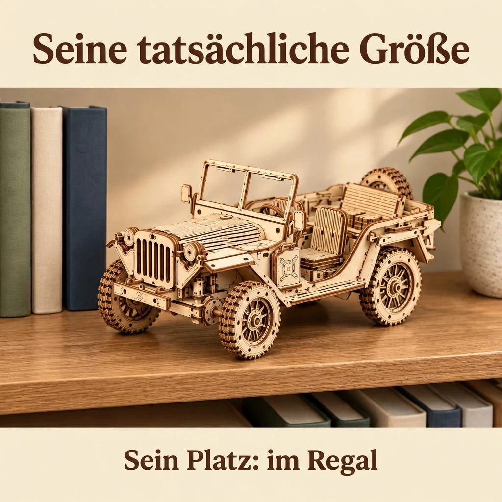 Geländewagen im Regal