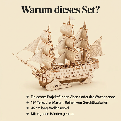 Warum Flaggschiff: Bauzeit und Niveau