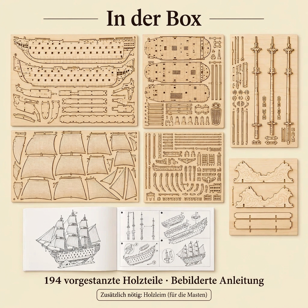 Inhalt des Sets Flaggschiff