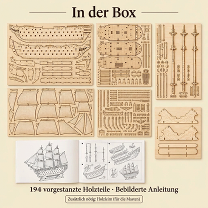 Inhalt des Sets Flaggschiff