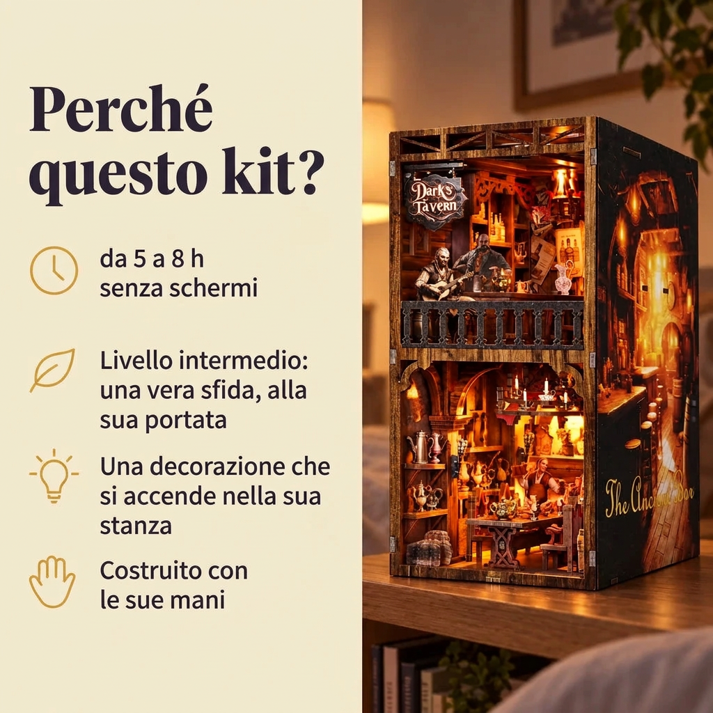 Perché Vecchio Pub: tempo di montaggio e livello