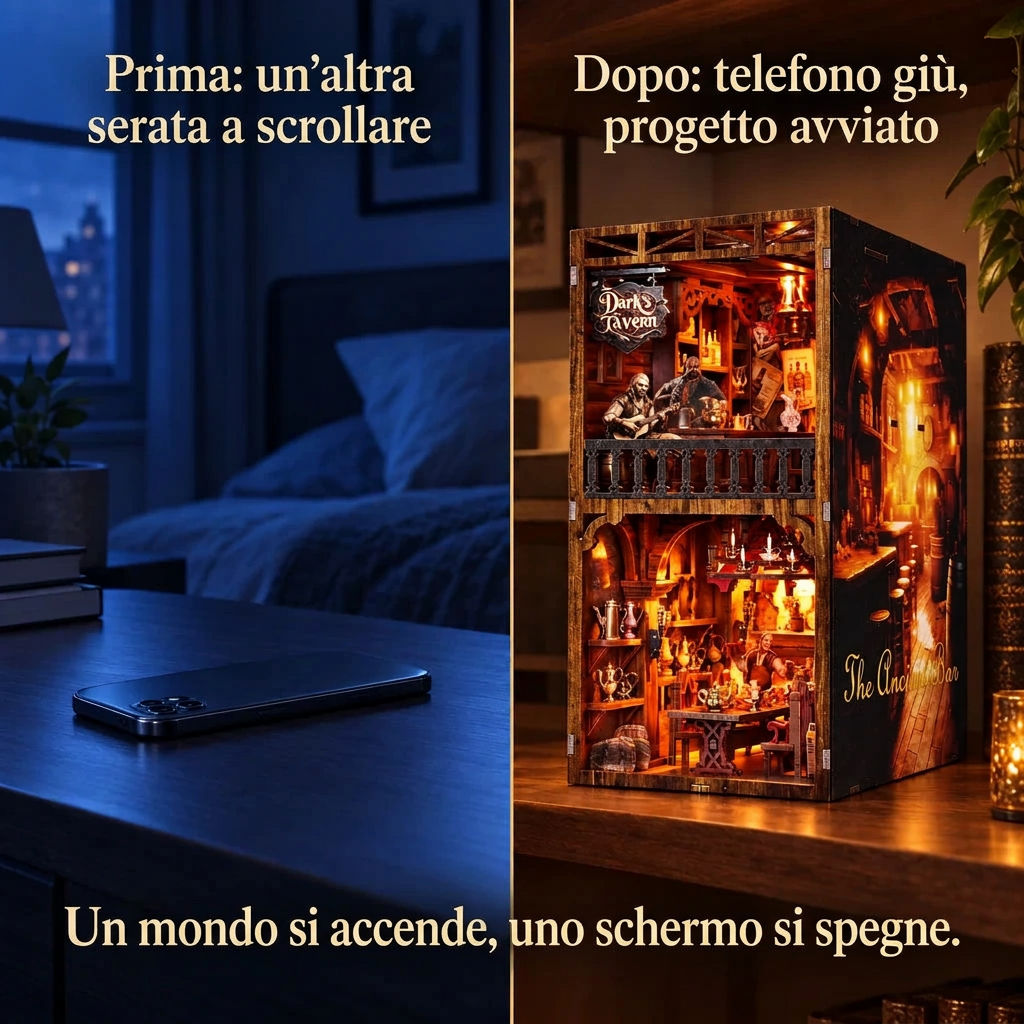 Prima/dopo: telefono giù, montaggio di Vecchio Pub