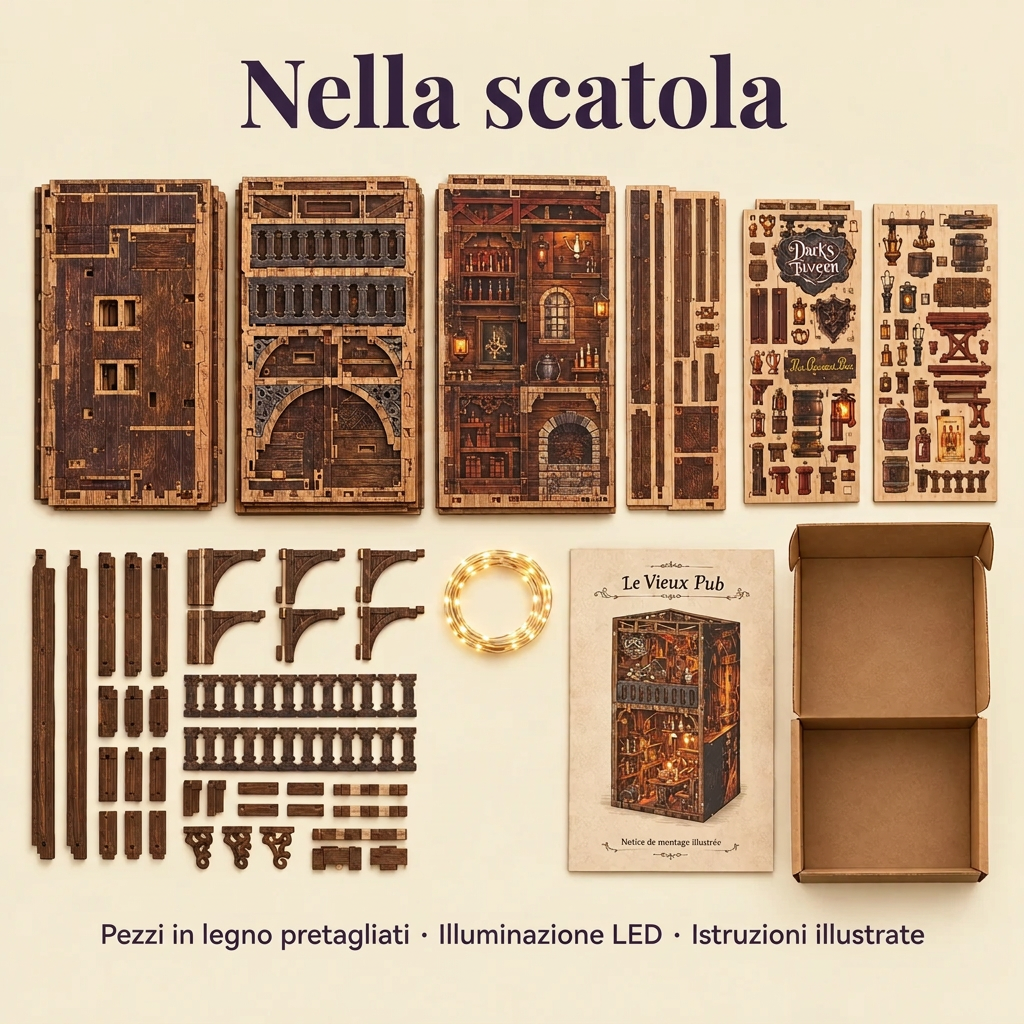 Contenuto del kit Vecchio Pub