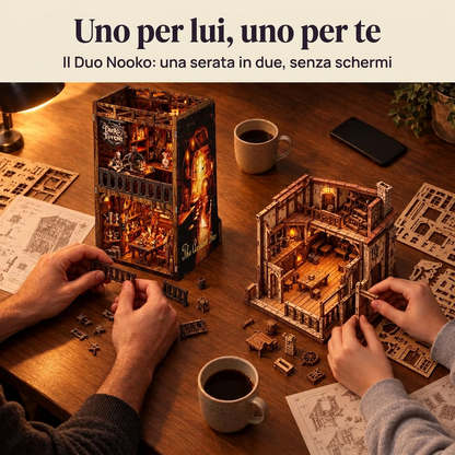 Due persone montano insieme: il Duo Nooko