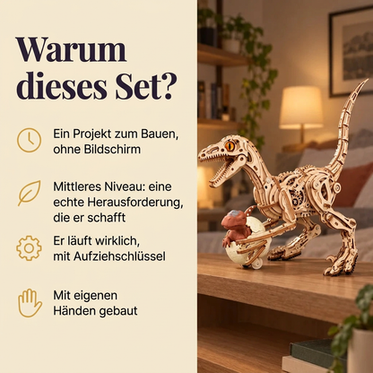 Warum Laufender Velociraptor: Bauzeit und Niveau