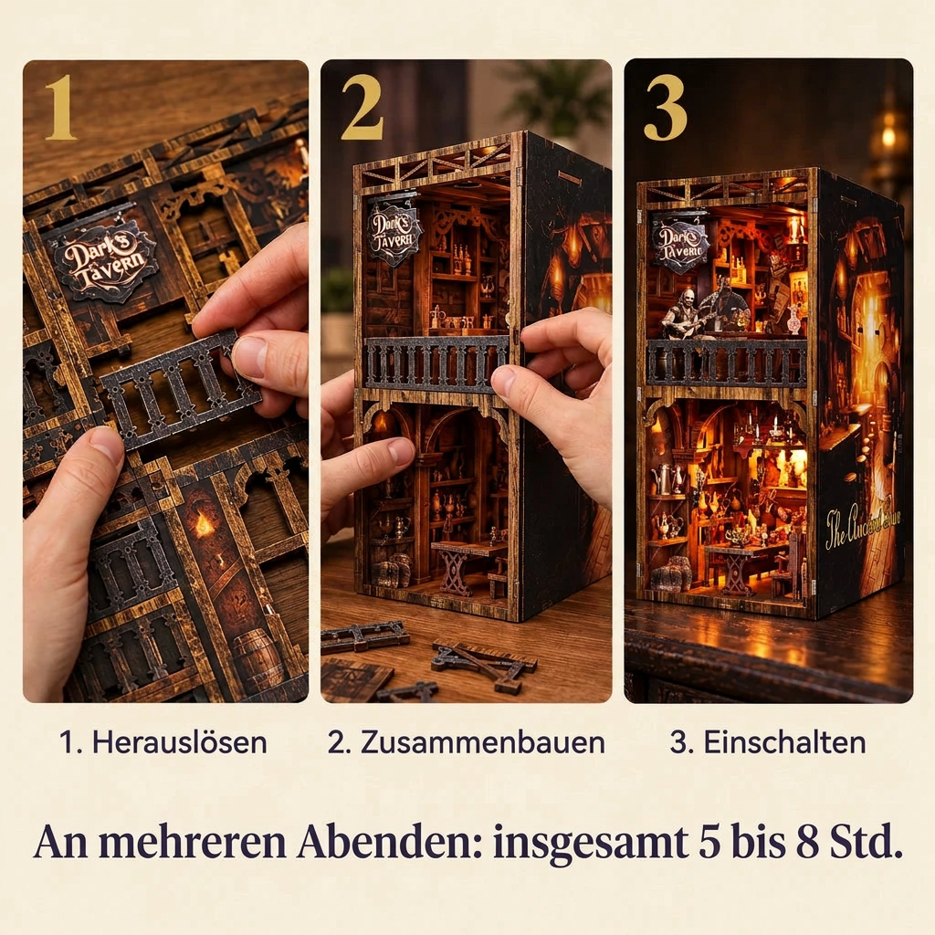 Die Bauschritte von Alter Pub