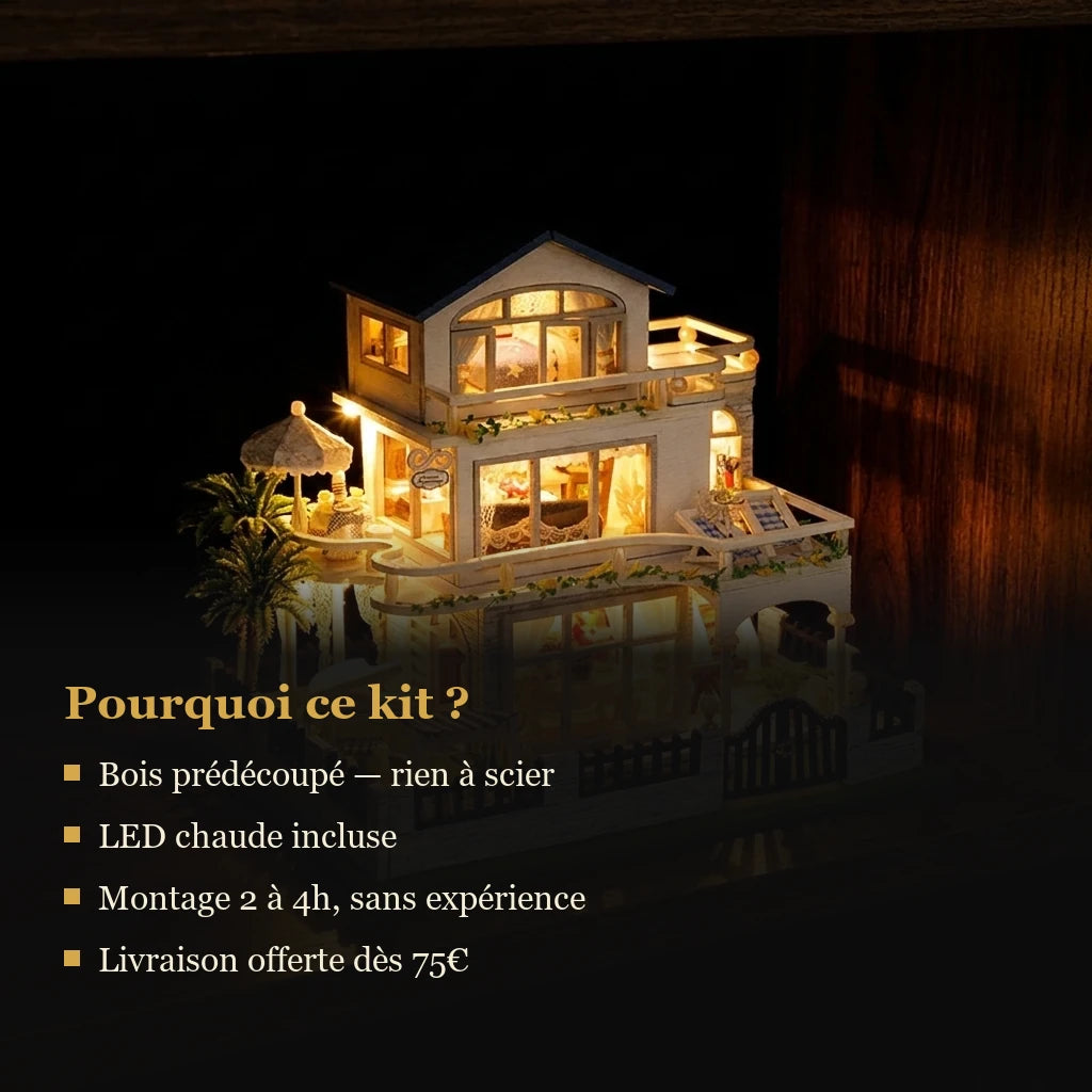 La Villa de la Riviera - infographie des bénéfices du kit