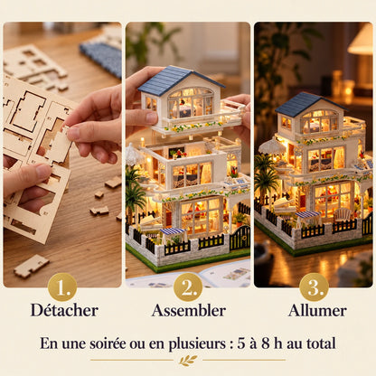 Montage de la Villa de la Riviera : détacher, assembler et allumer