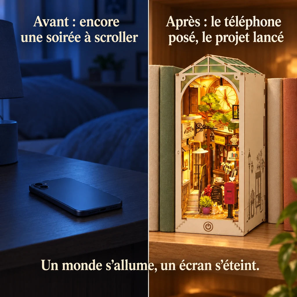 Avant après : du téléphone au montage de La Ville Ensoleillée