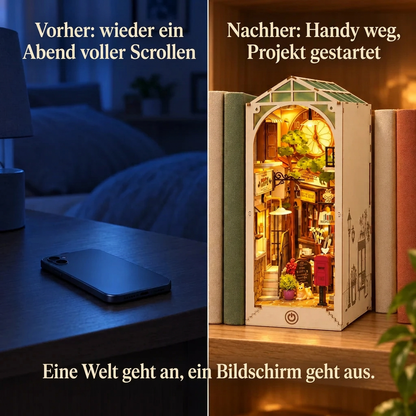 Vorher/Nachher: Handy weg, Aufbau von Sonnige Stadt