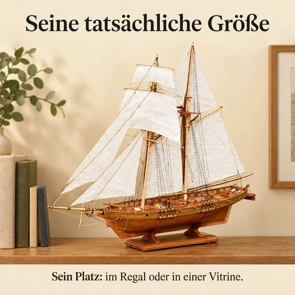 Segelschiff Harco im Regal