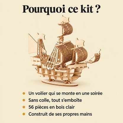 Pourquoi choisir la maquette Le Petit Voilier à Poser NOOKO